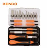 KENDO 22PC HOBBY CARVING KNIFE SET - 80206
